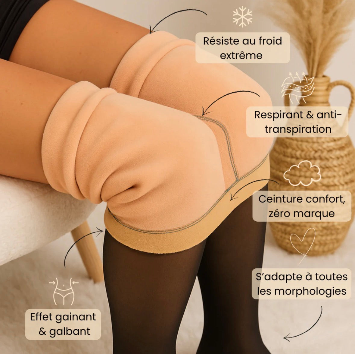 Woman Thermal Tights Sexy Translucent Fleece Leggings Pantyhose Slim Winter Warm Thick Velvet Stockings Female Streetwear Pants